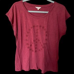 Lucky Brand embroidered top